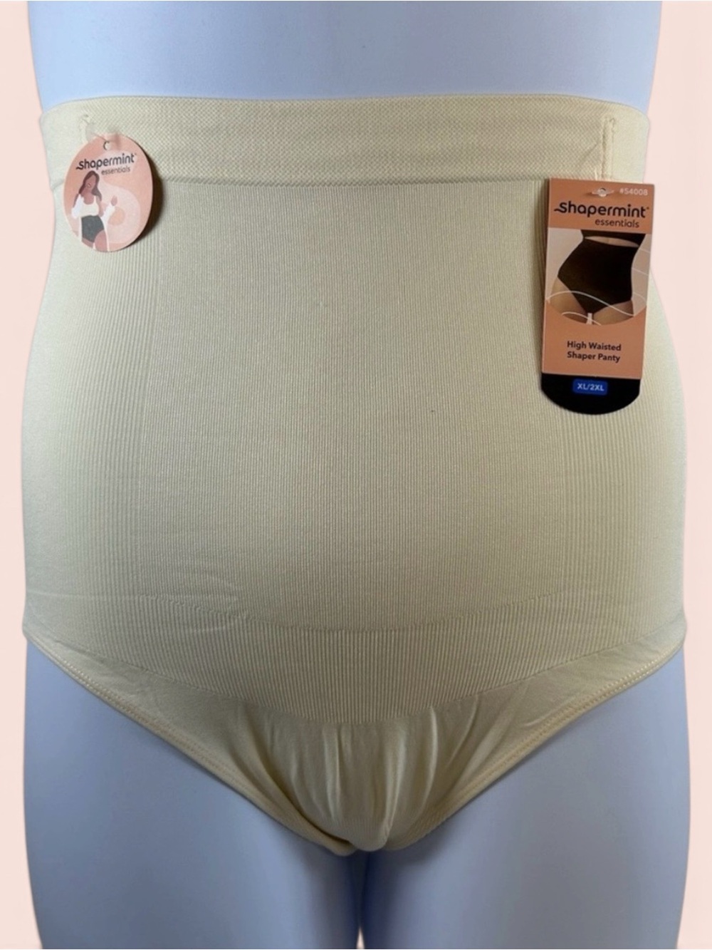 Shapermint Essentials NWT Women’s XL/2XL Nude/Beige High Waisted Shaper Panty